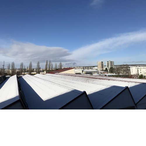 Les toits de l'atelier sous la neige (janvier 2019)